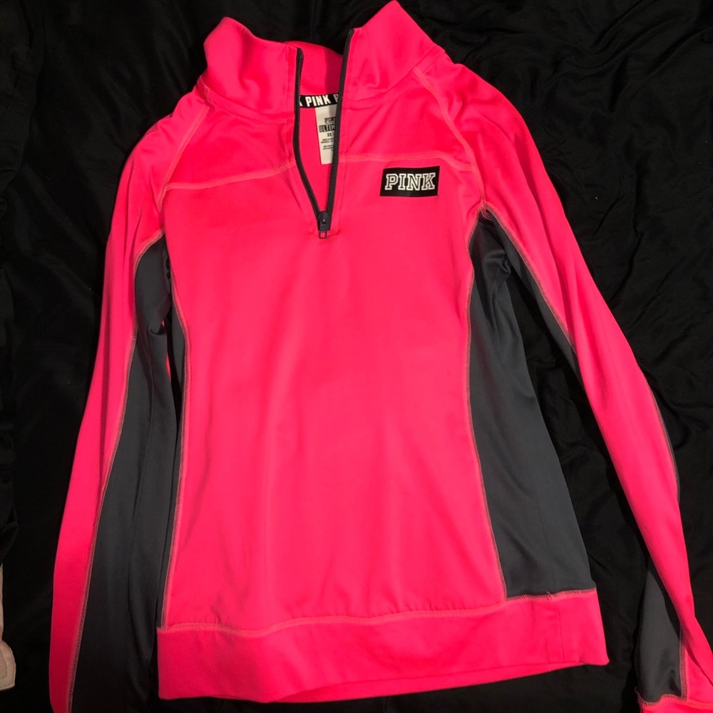 Quarter zip athletic pullover